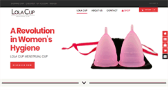 Desktop Screenshot of lolacup.com
