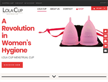 Tablet Screenshot of lolacup.com